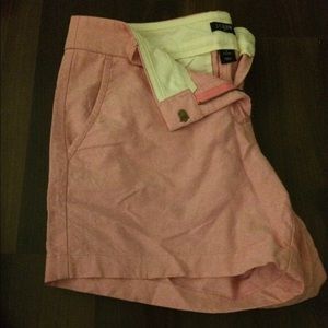 Jcrew red/pink chambray city fit