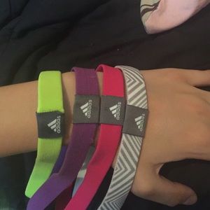 4 Adidas headbands