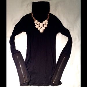 BCBGeneration Black Lightweight Turtleneck