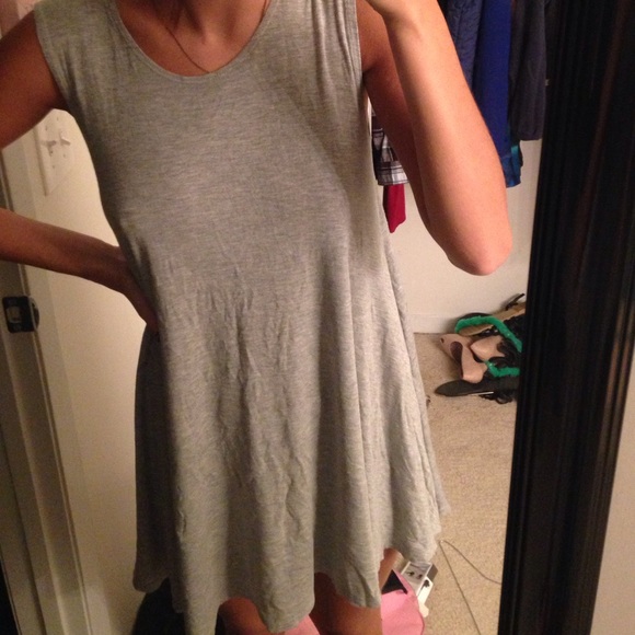 Grey swing dress - Picture 2 of 3