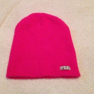 Neff pink beanie