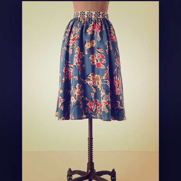 Beautiful Anthropology skirt