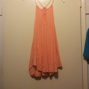 Silence+noise orange/coral top
