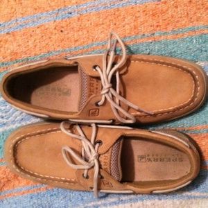 Tan Women's Sperry's size 5