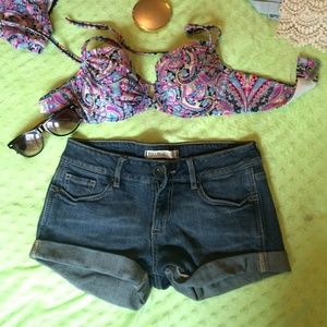 Bullhead black jean shorts