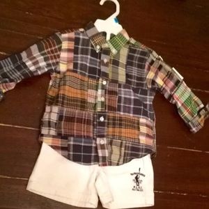 24 months Ralph Lauren Short Set