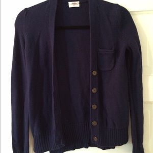 Madewell navy cardigan