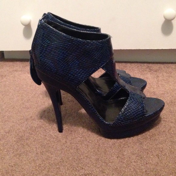 Blue heels