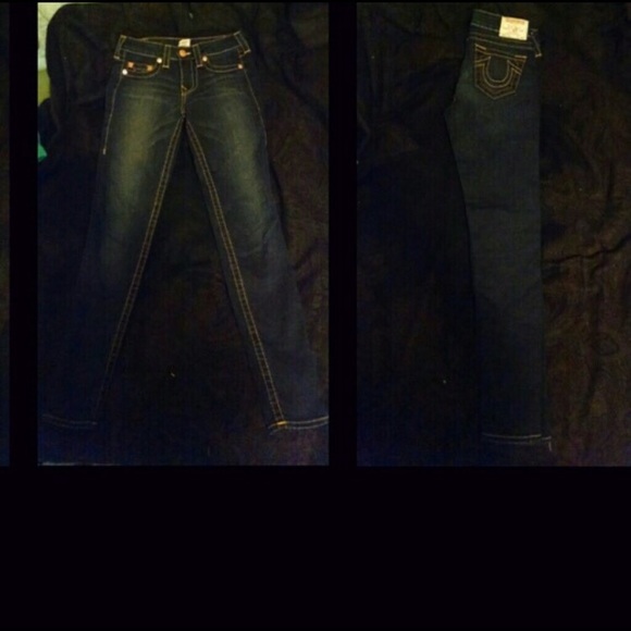 True Religion Jeans - True Religion Dark Wash Sz 27 True Religion Jeans - True Religion Dark Wash Sz 27
