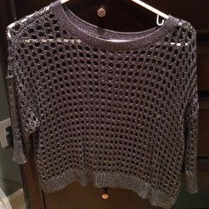 Metallic crop top