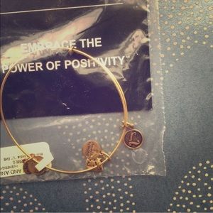 Alex and ani mini L script initial new with tags