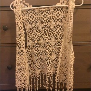 Festival lace vest