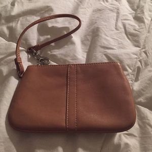 Small leather wristlet