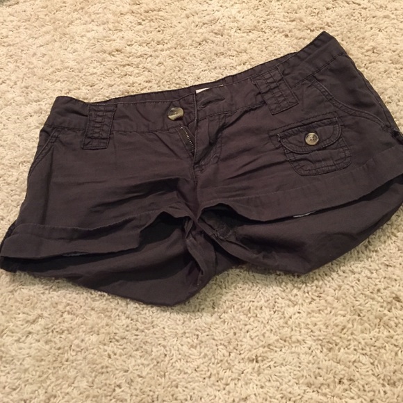 Army green shorts