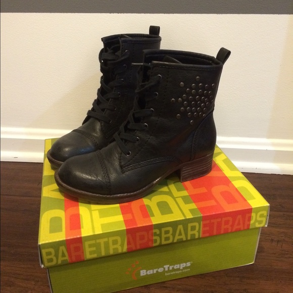 Adorable Studded Combat Boots - Picture 2 of 4