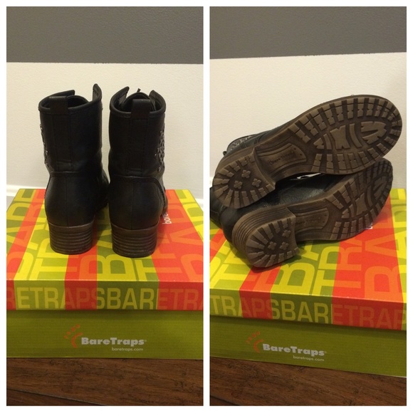 Adorable Studded Combat Boots - Picture 3 of 4