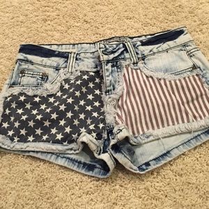 American flag shorts