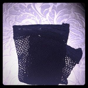 Black fish net stalkings