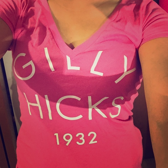 Pink Gilly hicks V neck