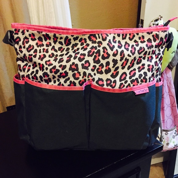 Carters Cheetah Diaper Bag 🌺