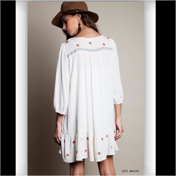 Umgee "Best of Best" bohemian baby doll dress - Picture 3 of 4