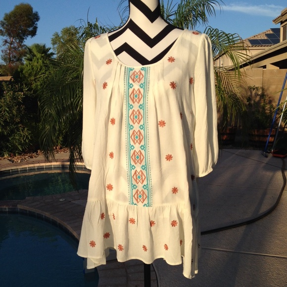 Umgee "Best of Best" bohemian baby doll dress - Picture 4 of 4