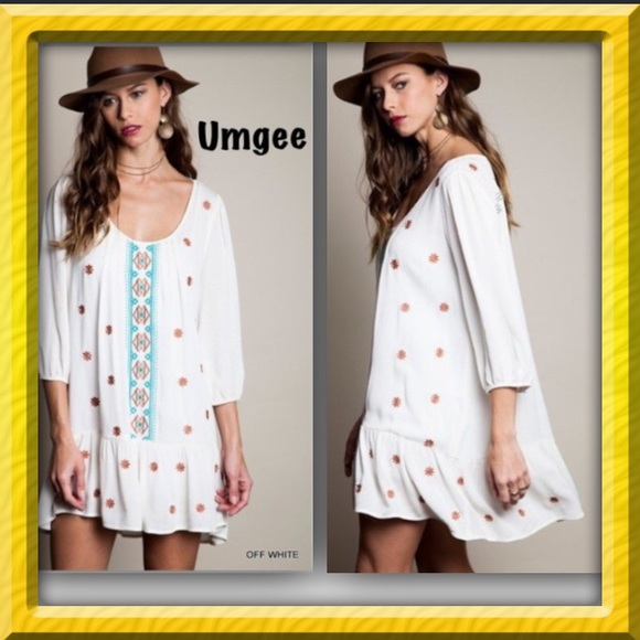 Umgee Dresses & Skirts - Umgee "Best of Best" bohemian baby doll dress