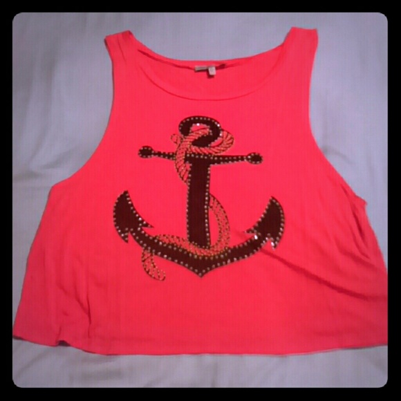 Anchor Crop Top