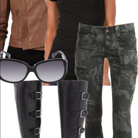 Rich & Skinny camo cargo pants