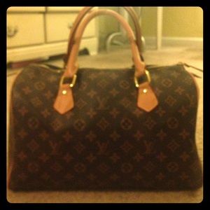 Speedy purse price reflects authenticity lv