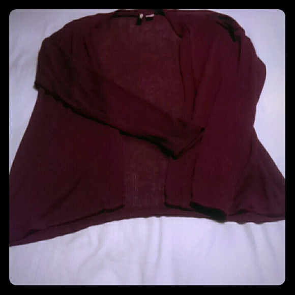 Dark Purple Cardigan
