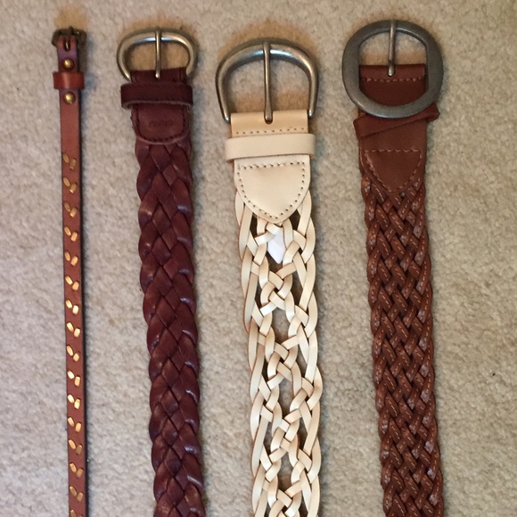 3 American Eagle belts 1 Aeropostale Bundle