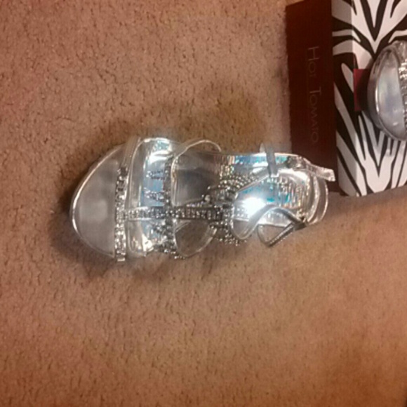 Silver heels