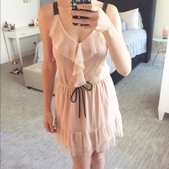 NWT Pretty Nude Tulle Dress