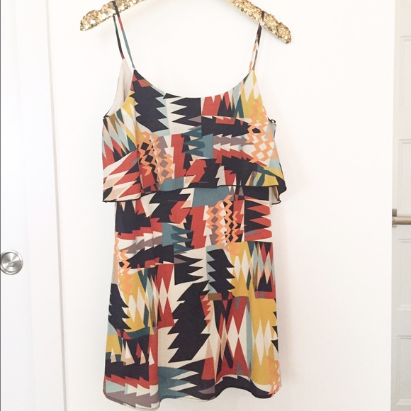 Aztec Print Dress