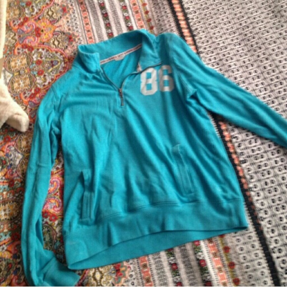 Blue Half zip