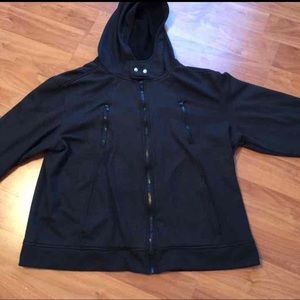 INC men black jacket coat XL