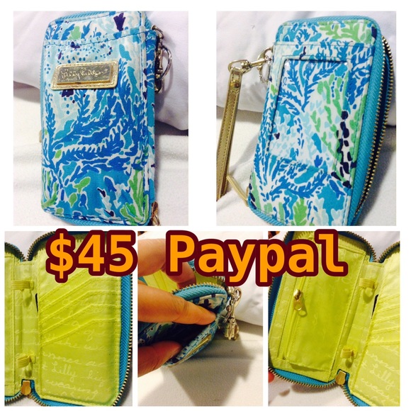 Lilly Let's Cha Cha Carded ID Wristlet Wallet NWT