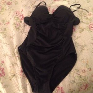 Black bathing suit