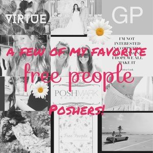 My Favorite FP Poshers in no particular order.