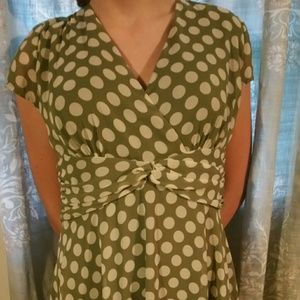 Sheer flowing retro style dress