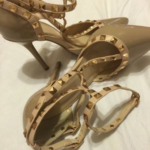 Valentino inspired rock studs high heels