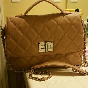 Forever 21 Quilted Faux Leather Crossbody