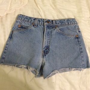 Levi's 505 cutoffs (updated)