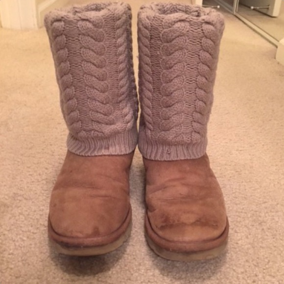 Authentic UGG boots with removable leg warmers