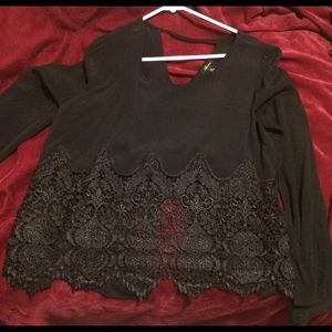 Black Long sleeve top