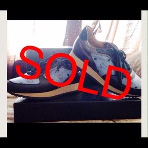 MCM WOMEN MONOGRAM TRAINER SNEAKER