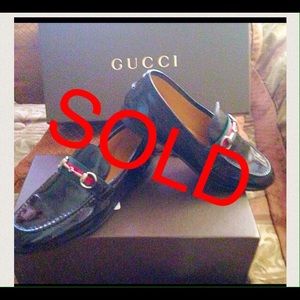 Gucci Women Patent Leather Loafers