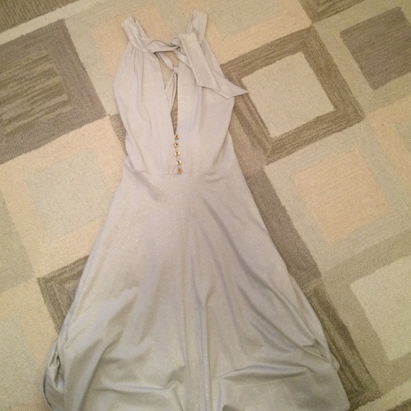 Marc by Marc Jacobs shimmer Grey Jersey dress