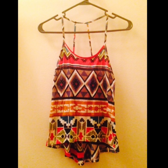 Colorful Tribal Top - Picture 1 of 1